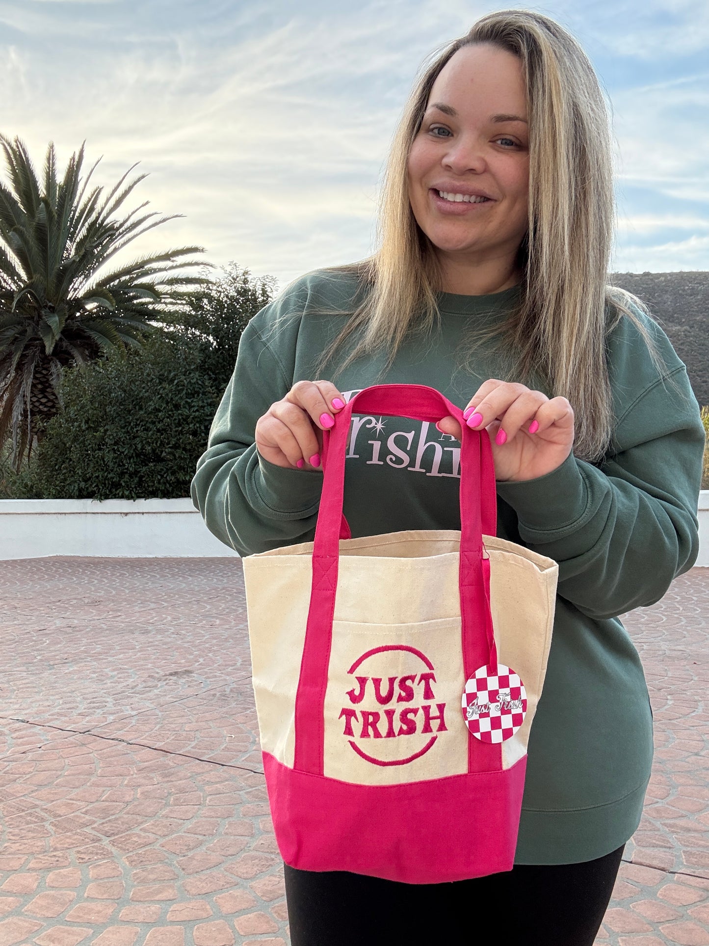 Just Trish Mini Canvas Bag