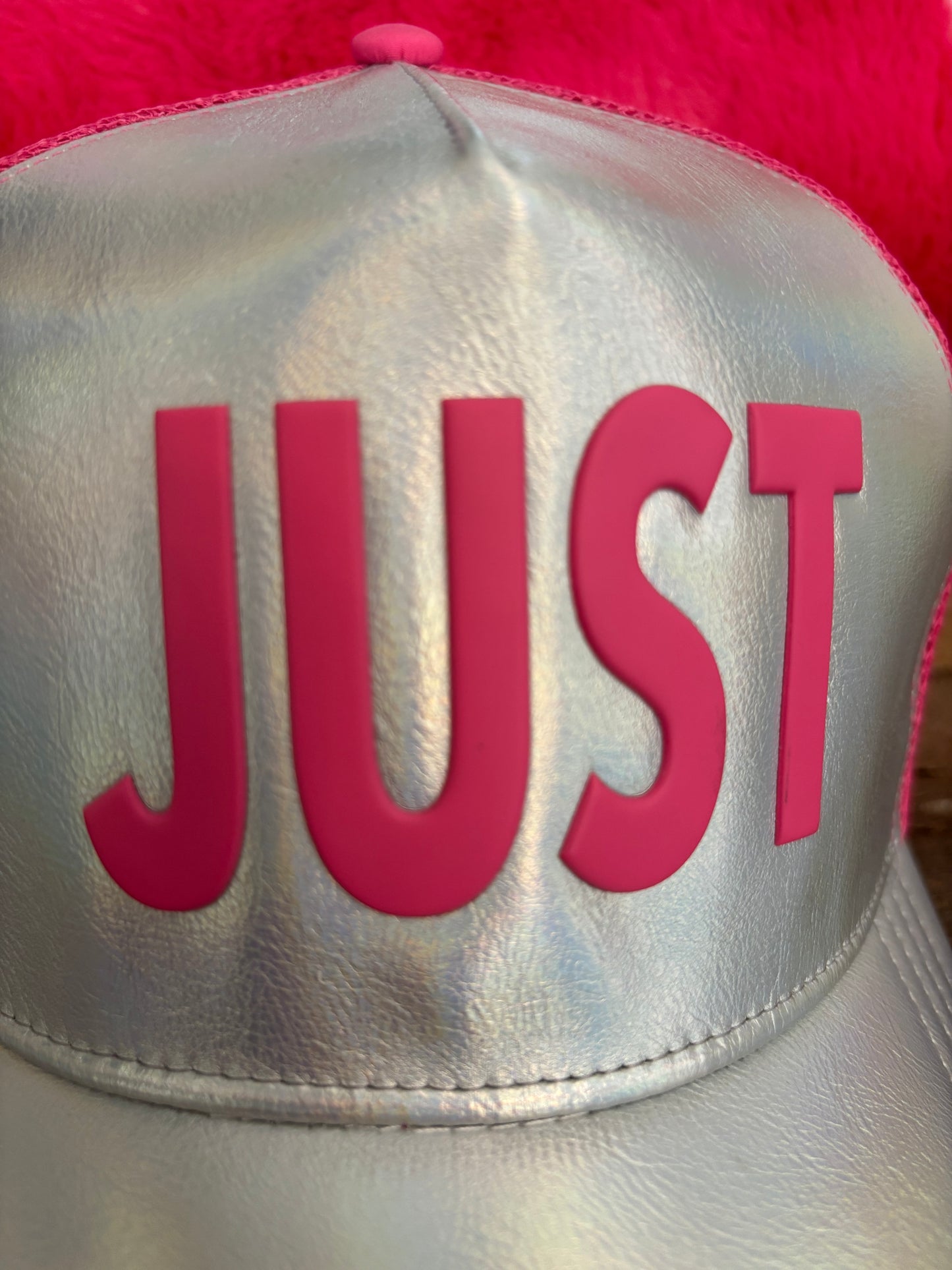 Silver Trucker Hat